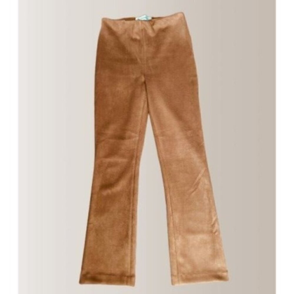 Tuckernuck Bell Botton Pants Beige Soft Casual Pants Site Zipper Size XSmall